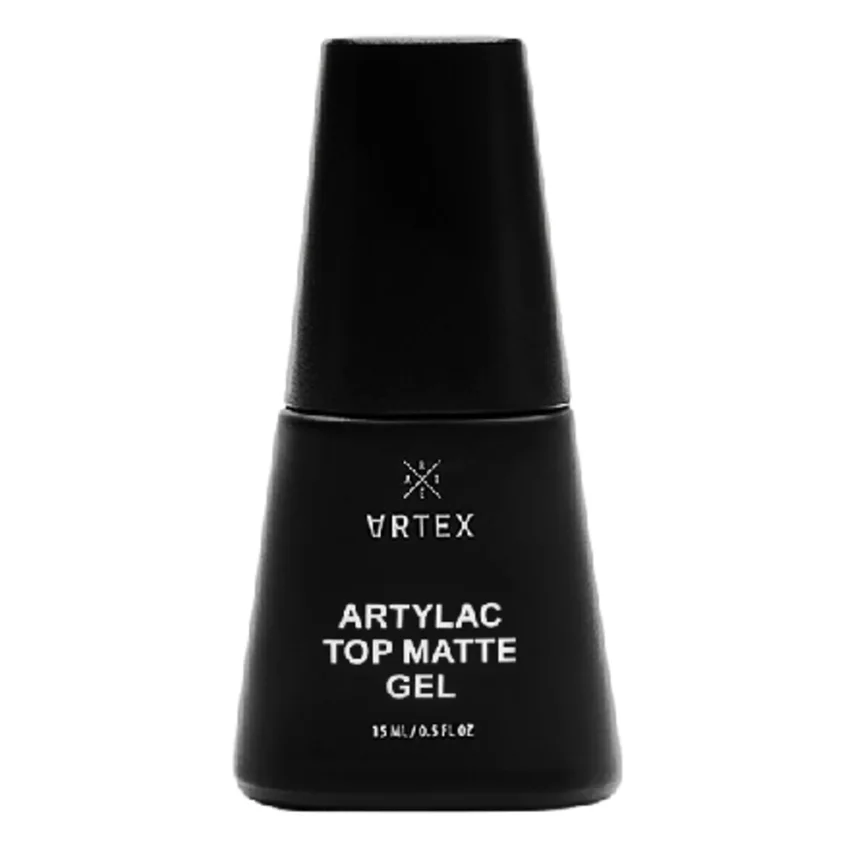 Artex, Топ для гель-лака Artylac Matte, 15 мл - Молочный