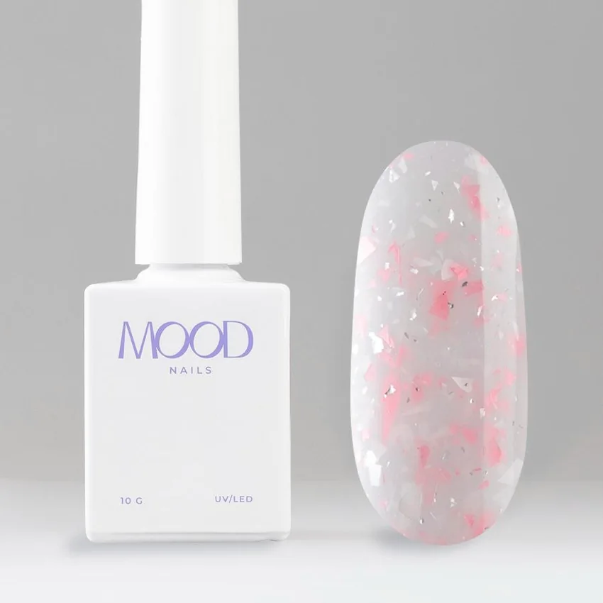 MOODNAIL, Гель-лак Gel-Polish Try Me Red, 10 г - Молочный
