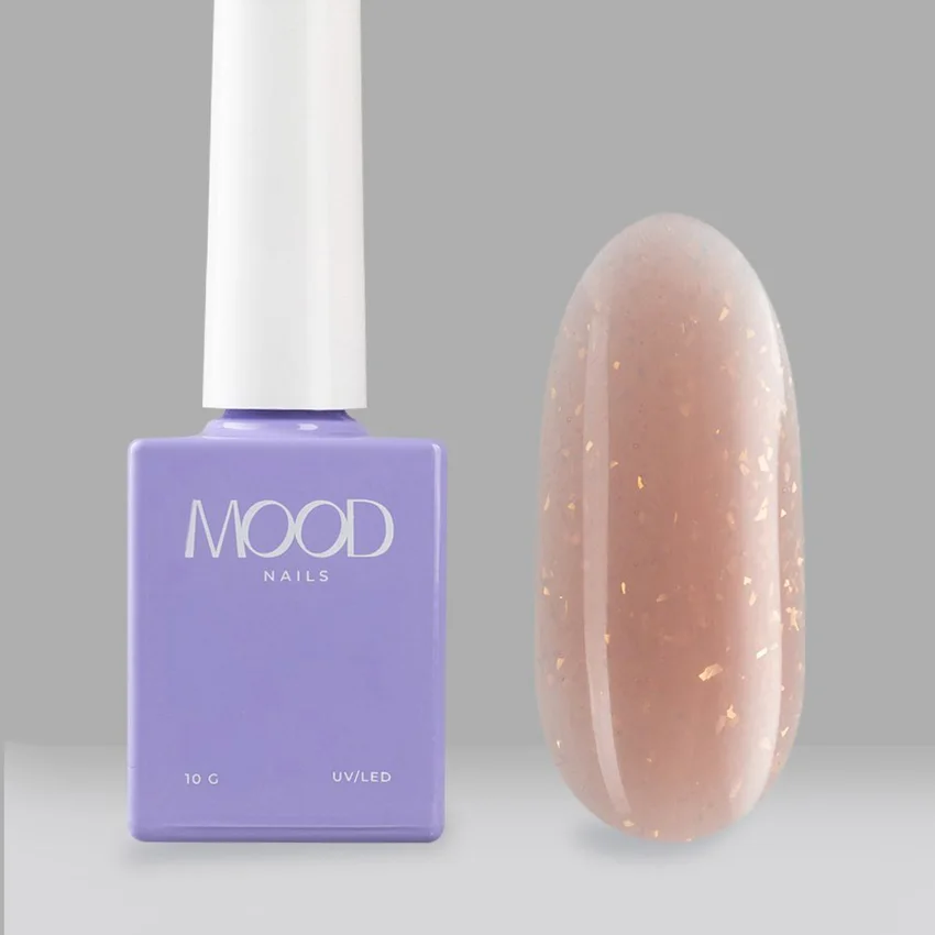 MOODNAIL, База Strong Base Vuitton Brown & Gold, 10 г