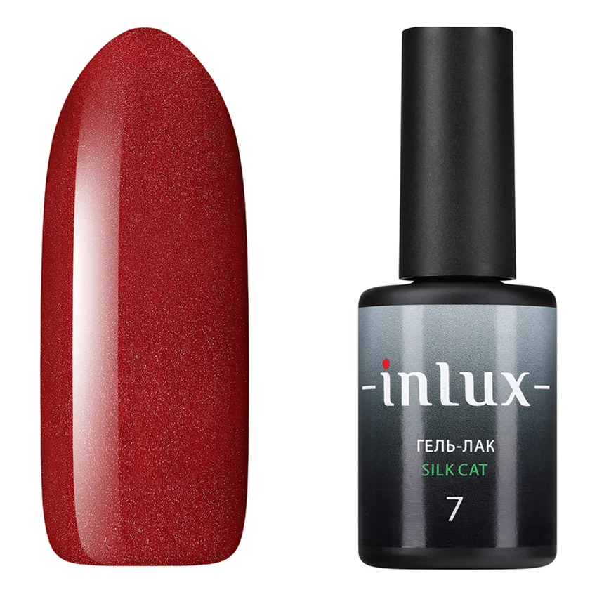 INLUX, Гель-лак SILK CAT 7, 8 мл
