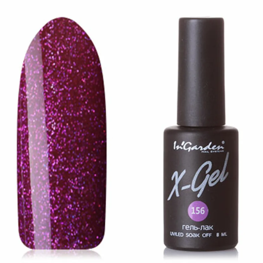 In'Garden, Гель-лак X-Gel №156 - Розовый