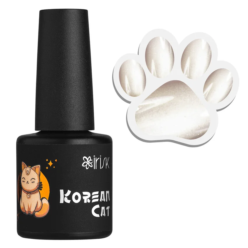 IRISK, Гель-лак кошачий глаз Korean Cat 09, 10 мл (УЦЕНКА) - Песочный