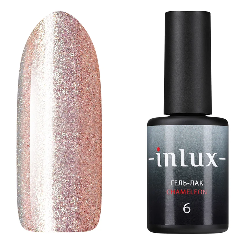 INLUX, Гель-лак CHAMELEON 6, 8 мл