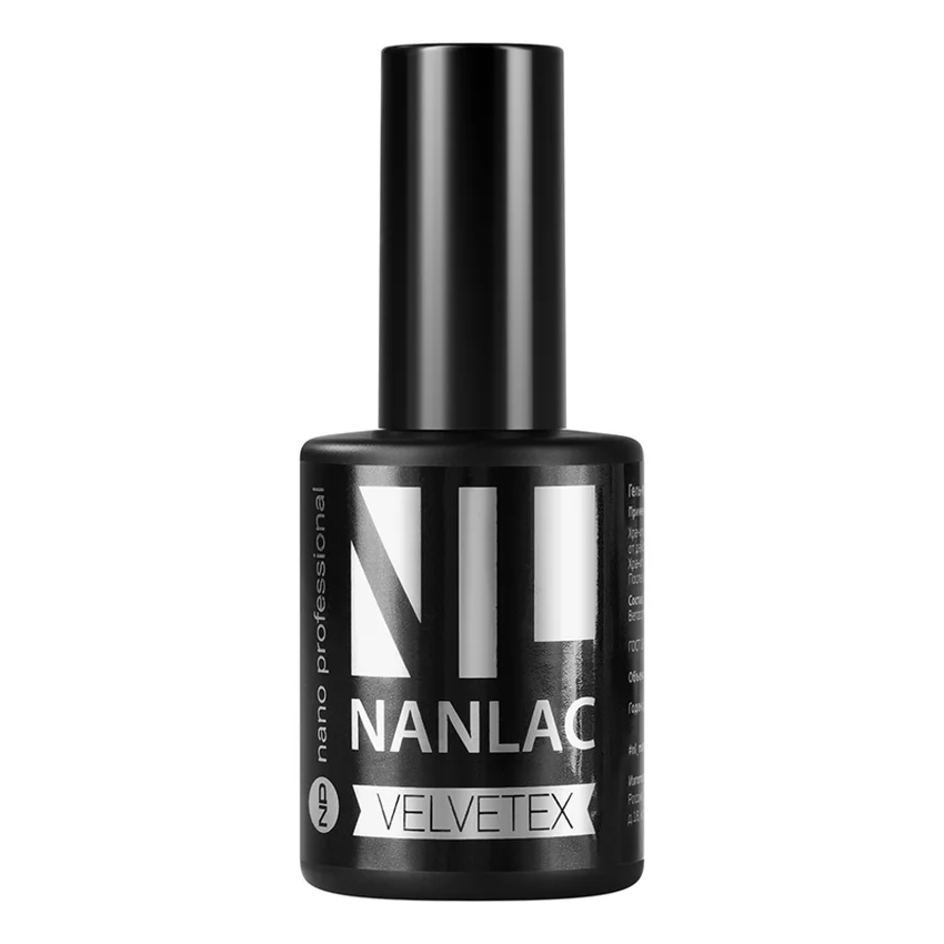 Nano Professional, Топ Velvetex, 15 мл - Прозрачный