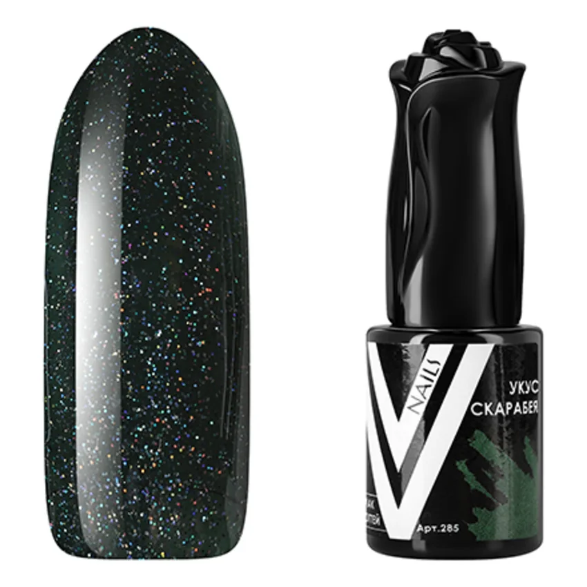 Vogue Nails, Гель-лак Укус скарабея - Зеленый