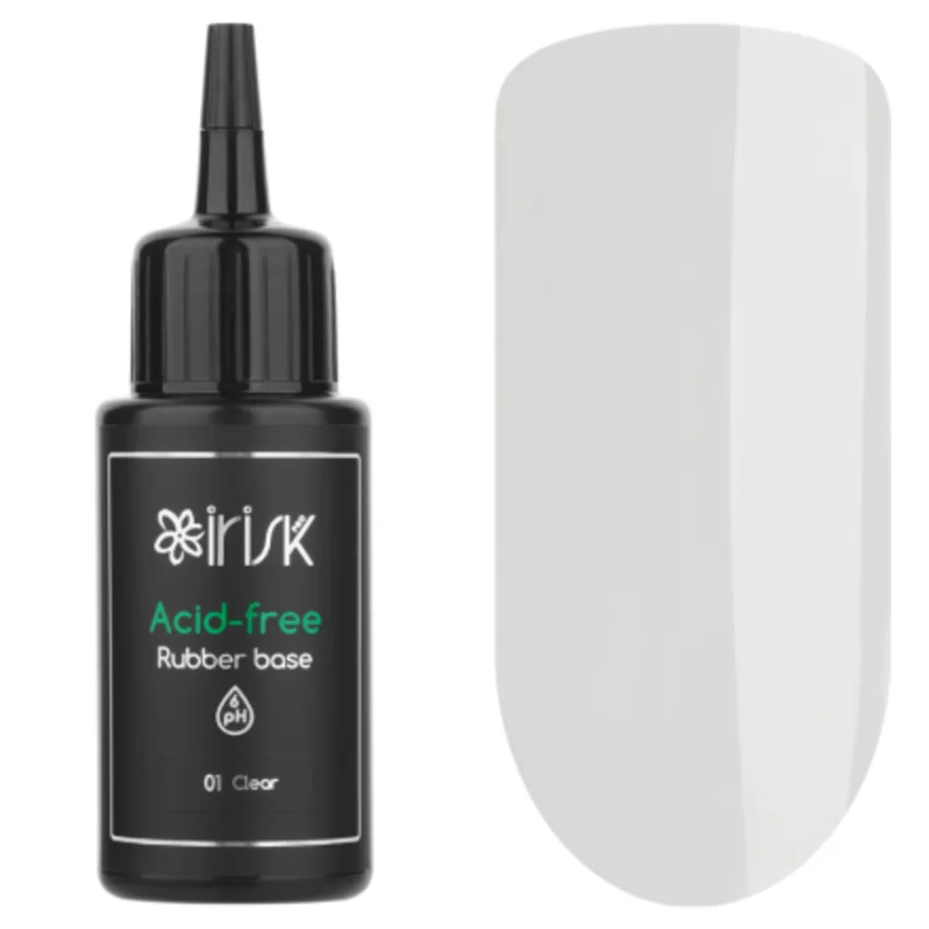 IRISK, База каучуковая бескислотная Acid-free Rubber Base (01 Clear), 50 мл