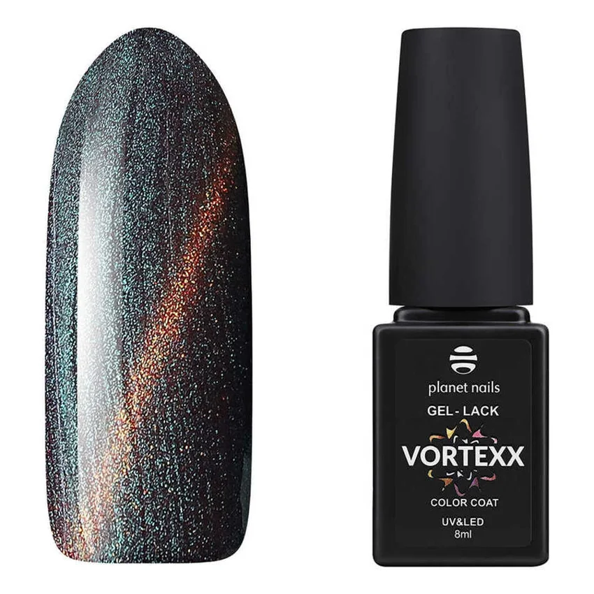 Planet Nails, Гель-лак Vortexx №656 - Сливовый