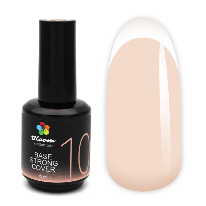 Bloom, База для гель-лака Strong Color №10, 15 мл - Серый