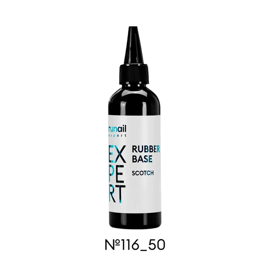 Runail Expert, База для гель-лака Rubber base scotch №116, 50 мл