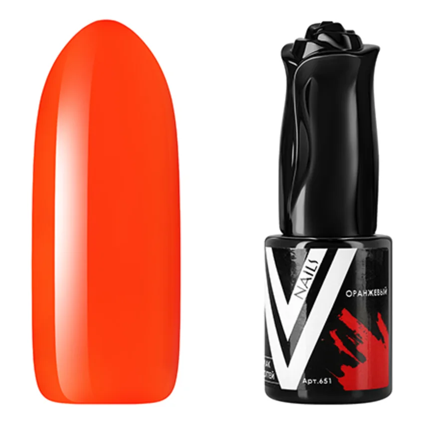 Vogue Nails, Гель-лак Оранжевый - Морковный