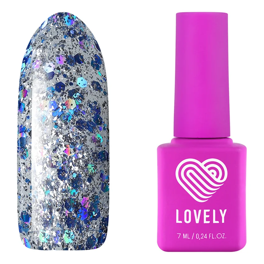 Lovely, Гель-лак Burlesk №BL09 - Синий