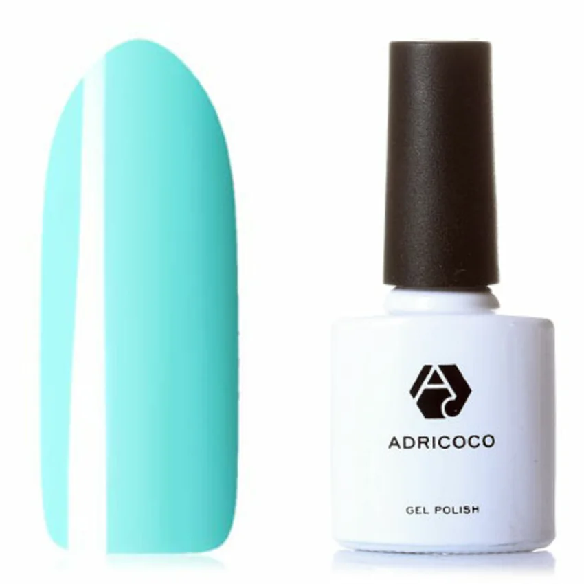 Набор, ADRICOCO, Гель-лак №193, 2 шт. - Голубой