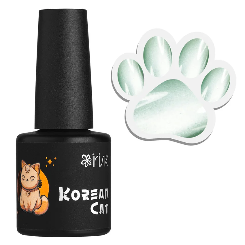 IRISK, Гель-лак кошачий глаз Korean Cat 06, 10 мл - Мятный