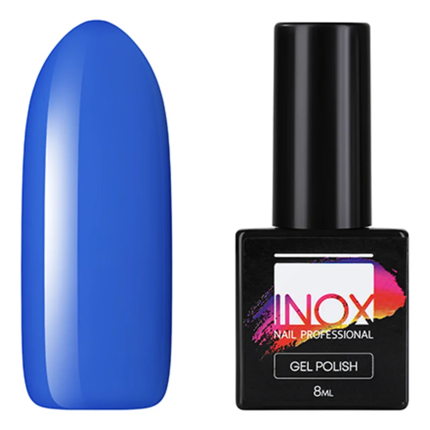 INOX nail professional, Гель-лак №175, Василек - Синий