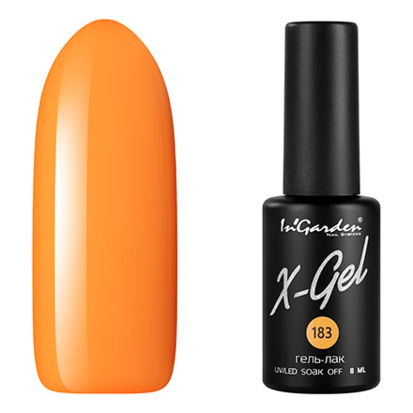 In'Garden, Гель-лак X-Gel №183 - Оранжевый