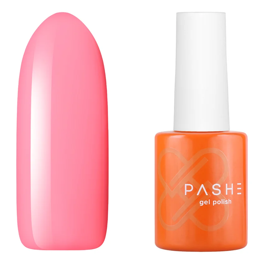 PASHE, Гель-лак Atelier №15, Розовый фламинго - Розовый