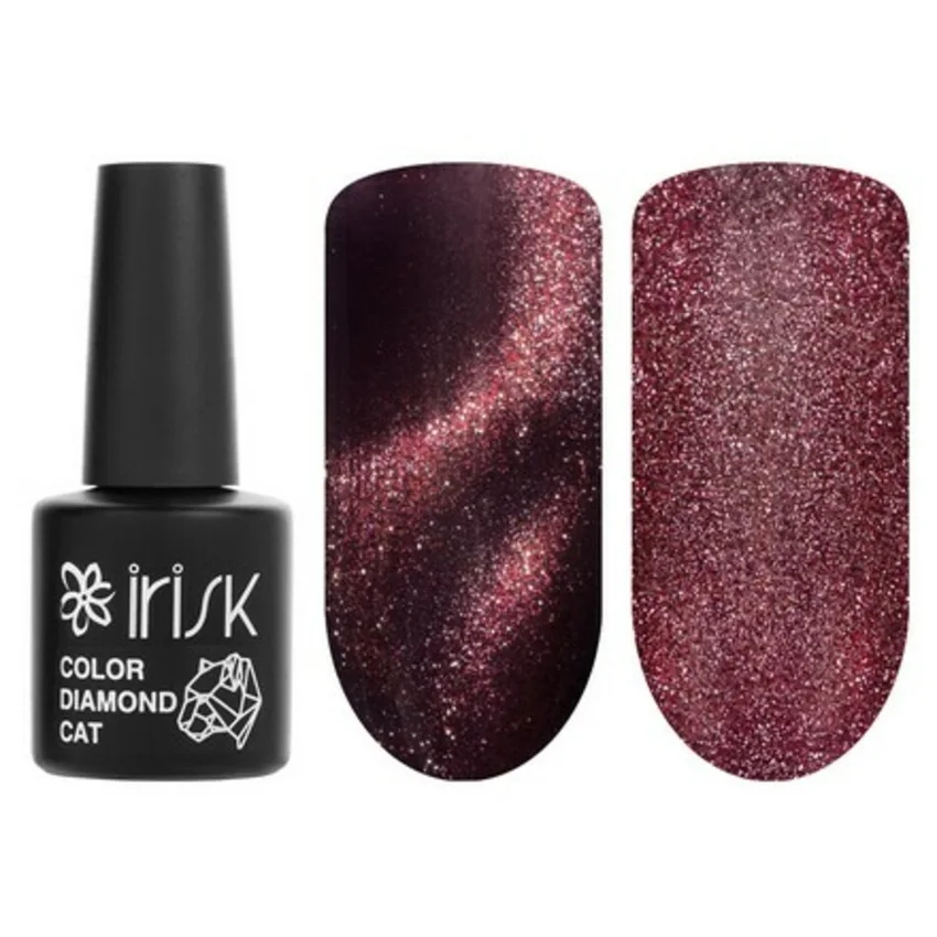 IRISK, Гель-лак Color Diamond Cat №31 - Бордовый