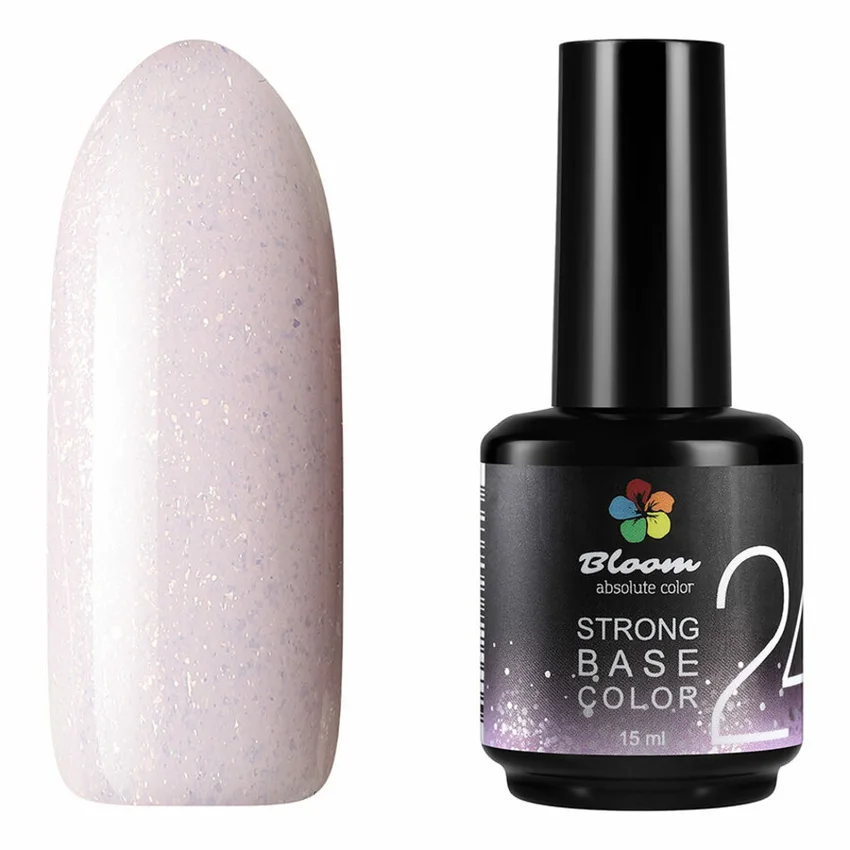 Bloom, База Strong Color №24, 15 мл - Розовый
