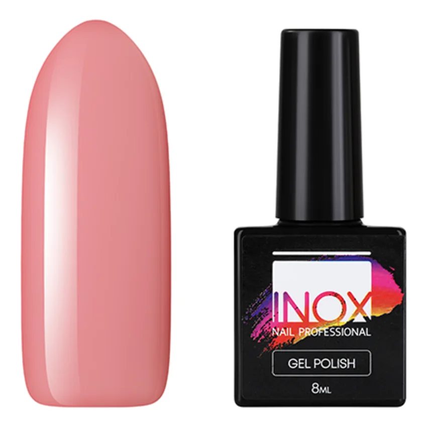 INOX nail professional, Гель-лак №60, Теплый плед - Розовый