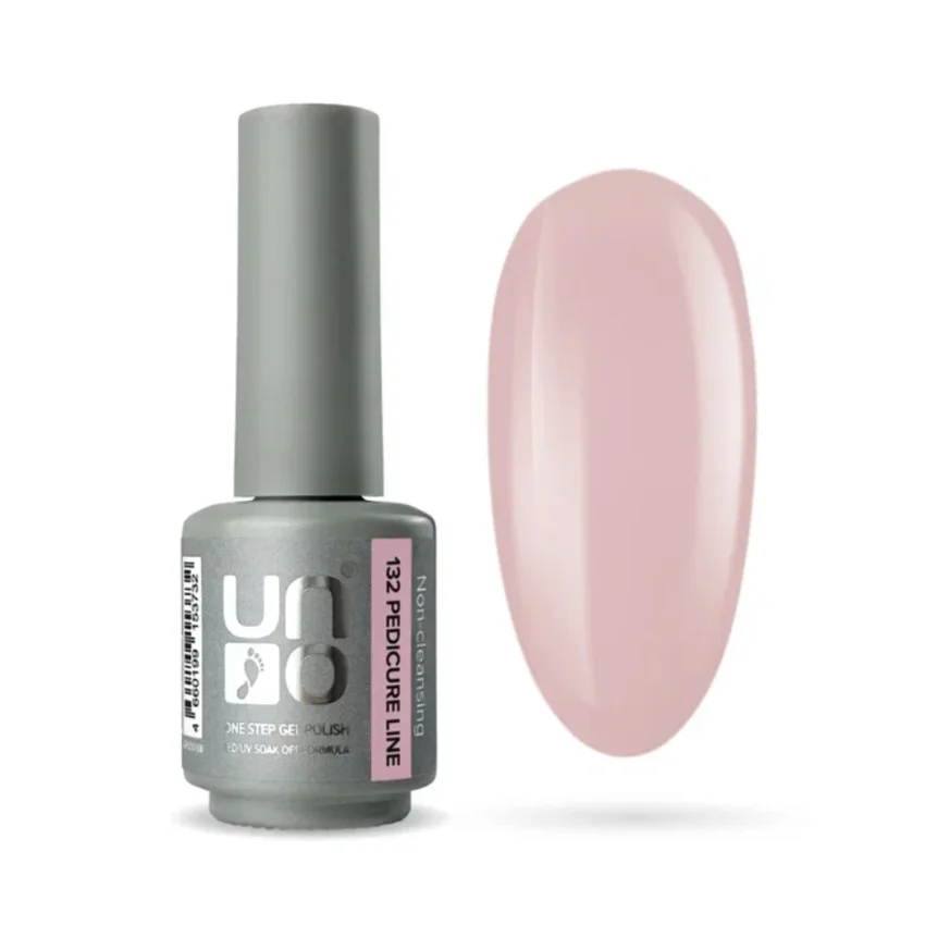 UNO, Гель-лак Pedicure Line, №132 - пыльная роза, 8 г - Розовый