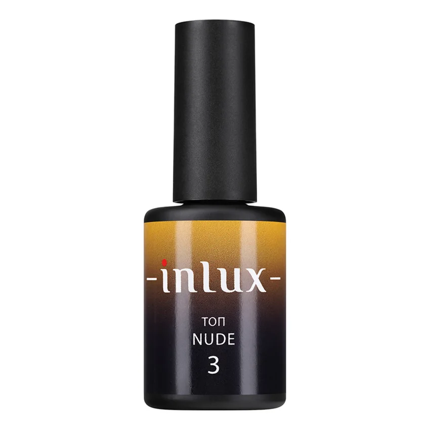 INLUX, Топ для гель-лака NUDE 3, 8 мл