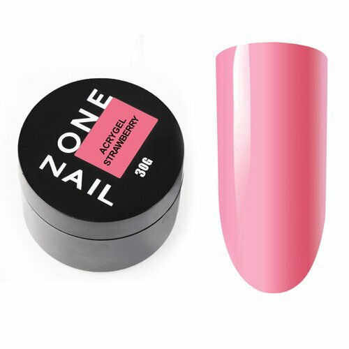 OneNail, Акригель для наращивания и моделирования - AcryGel Strawberry (шайба, 30 гр)