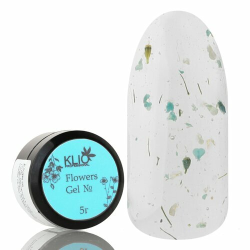 Klio Professional, Flowers Gel - Гель с сухоцветами №3 (5 г)