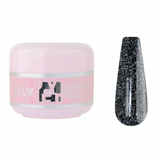 Irisk, Гель для наращивания и моделирования - ABC Limited collection №29 Reflective Black (15 мл)