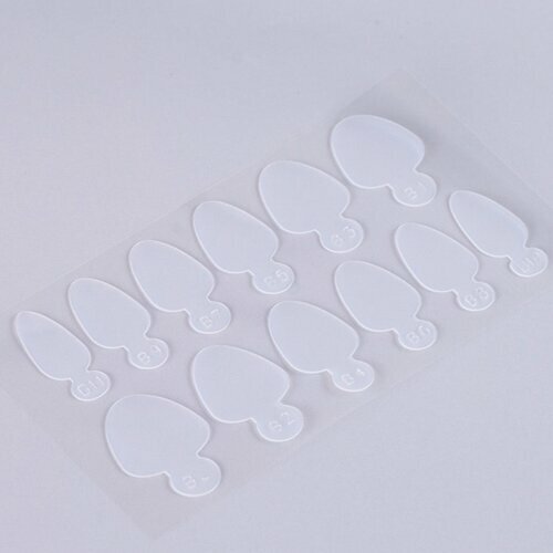 IVA Nails, В - Силиконовый трафарет-вкладыш для верхних форм (Medium B)