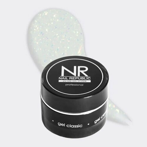 Nail Republic, Gel Cloud - Моделирующий гель с шиммером №290 (15 гр)