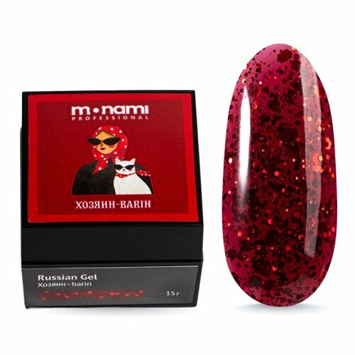 Monami, Гель для моделирования Russian Gel - Хозяин-барин (15г)