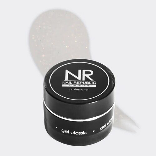 Nail Republic, Golden Nude Gel - Гель для моделирования с шиммером №294 (15 гр)