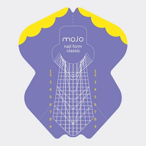 MOJO, Бумажные шаблоны для моделирования ногтей (150 шт.)