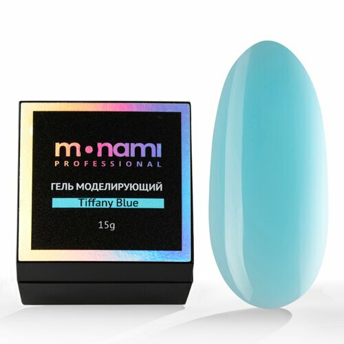 Monami, Цветной гель для наращивания - Tiffany Blue (15 г.)