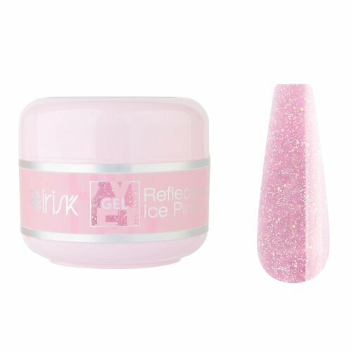 Irisk, Гель для наращивания и моделирования - ABC Limited collection №25 Reflective Ice Pink (15 мл)