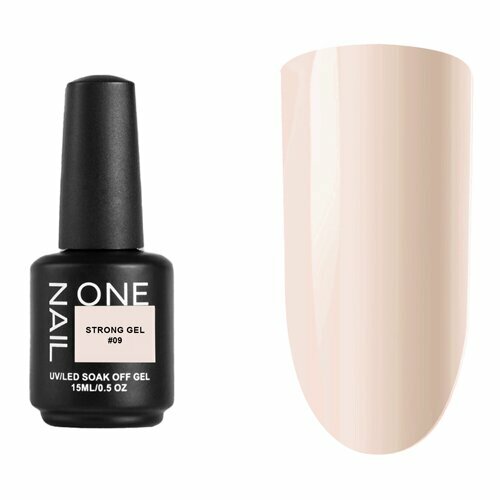 OneNail, Strong Gel - Гель для моделирования средне-жидкий №09 (15 мл)