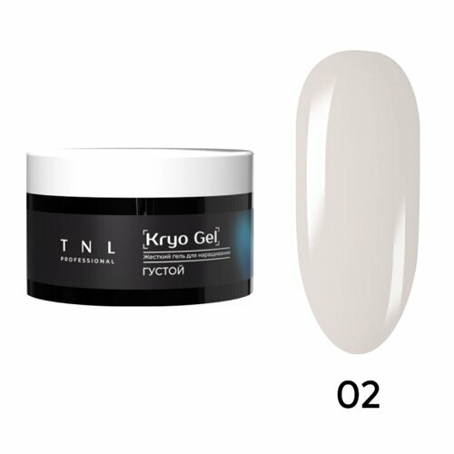 TNL, Гель для наращивания жесткий, густой - Kryo Gel №2 овсяное молоко (18 мл)