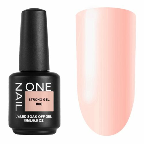 OneNail, Strong Gel - Гель для моделирования средне-жидкий №06 (15 мл)