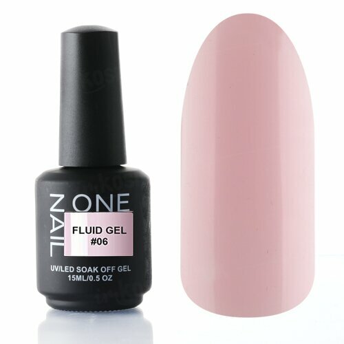 OneNail, Fluid gel - Холодный жидкий гель №06 (15 ml)