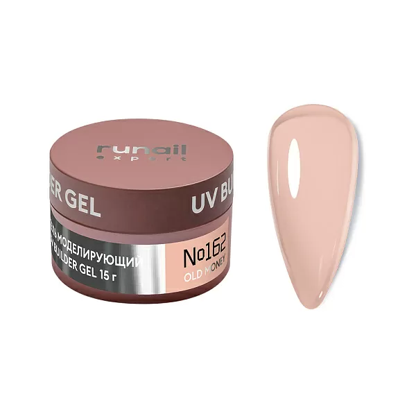 ruNail, UV BUILDER GEL Expert - Гель моделирующий №162 (15 г)
