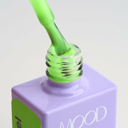 MOODNAIL, Жидкий цветной полигель - Neon Green (10 г)