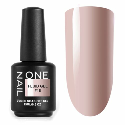 OneNail, Fluid gel - Холодный жидкий гель №16 (15 ml)
