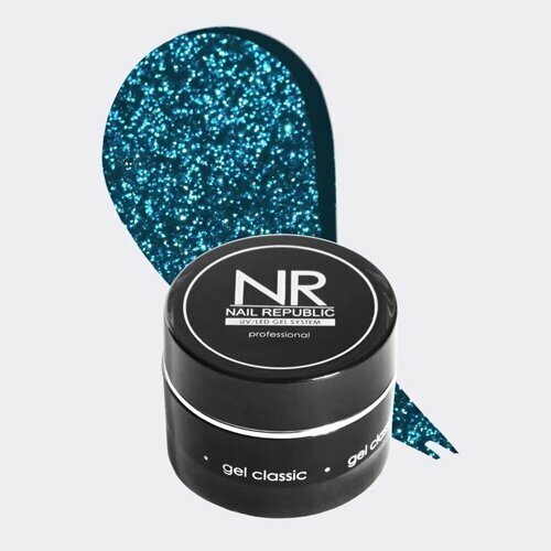Nail Republic, Ultra Flash Gel - Светоотражающий гель для наращивания №281 (15 мл)