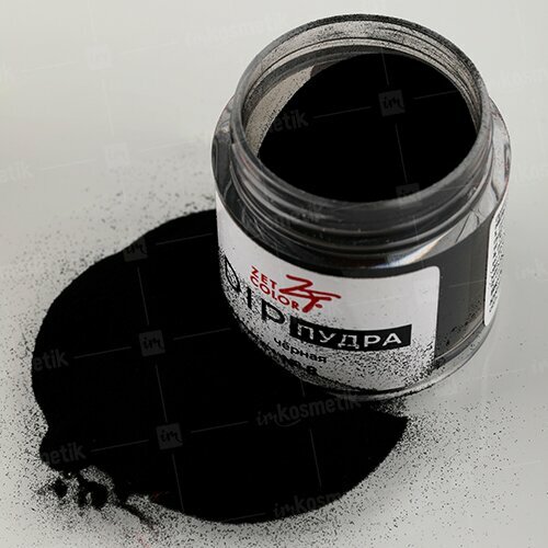 Zet Color, DIP пудра №8 (черная, 6 г)