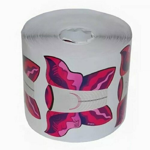 Nail Art, Формы одноразовые широкие-бабочка (500 шт)