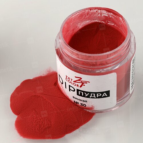 Zet Color, DIP пудра №30 (винная, 6 г)