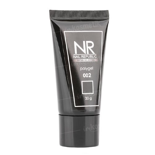 Nail Republic, Polygel - Полигель для моделирования ногтей 002 (прозрачный, 30 гр.)
