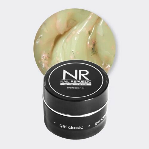 Nail Republic, Garden gel - Гель для моделирования с сухоцветами №297 (15 гр)