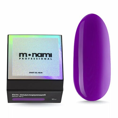 Monami, Гель для моделирования - Smart Neon №2 Сиреневый (15 г)
