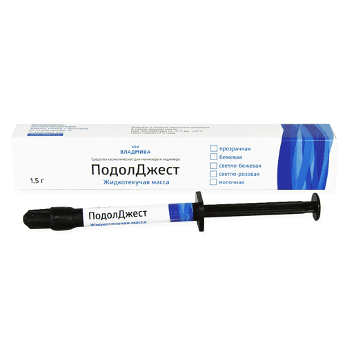 ВладМиВа, ПодолДжест - Жидкотекучая масса прозрачная (1,5 гр)